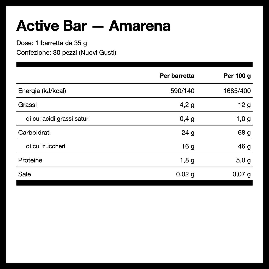 Active Bar Nuovi Gusti 5 pz