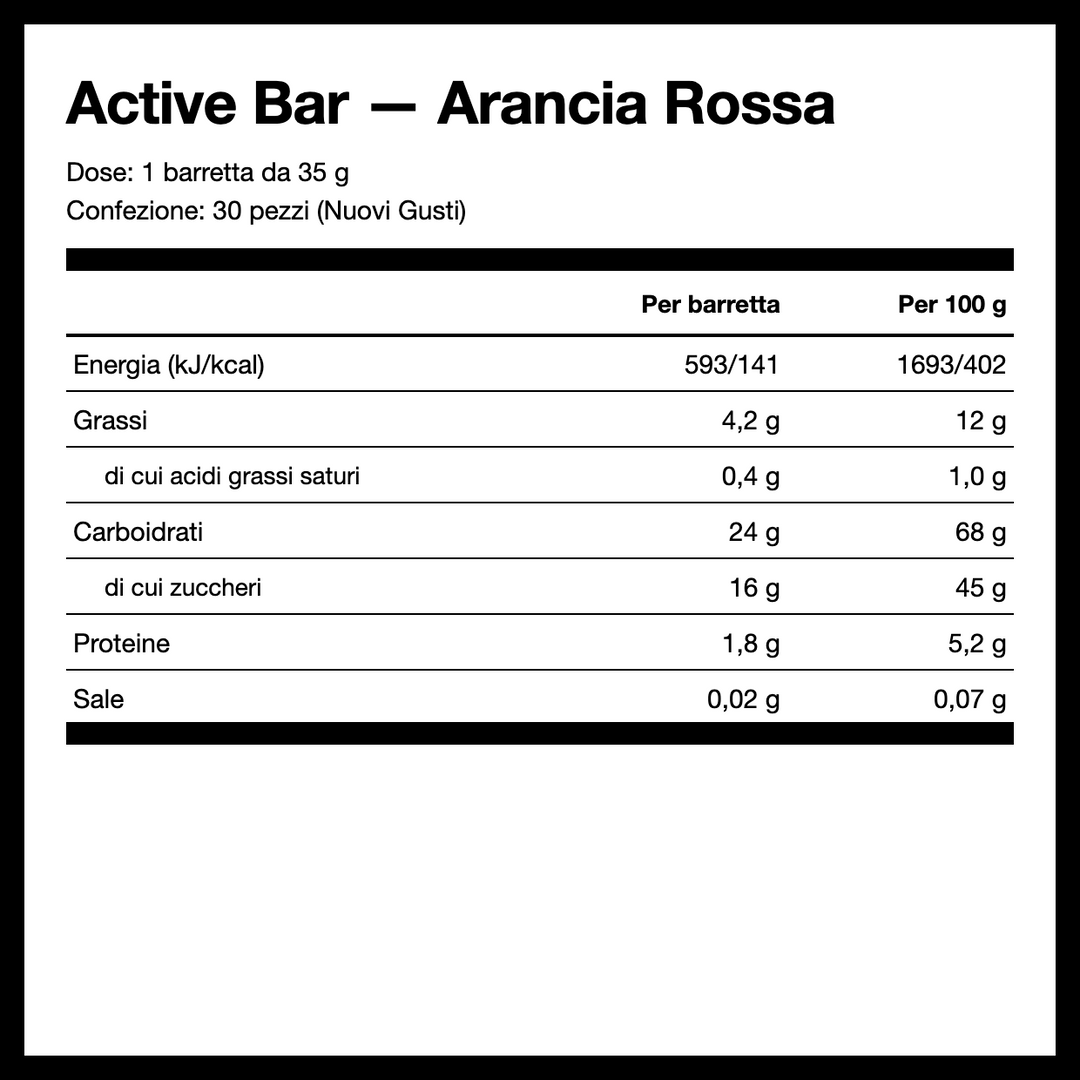 Active Bar Nuovi Gusti 5 pz