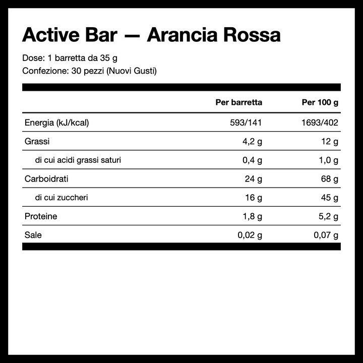 Active Bar Nuovi Gusti 5 pz