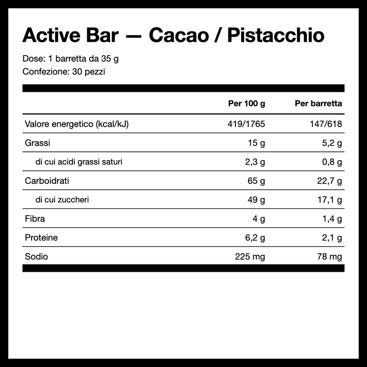 Active Bar 30 pz
