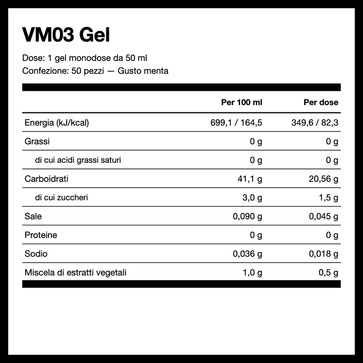 VM03 Gel 50 pz